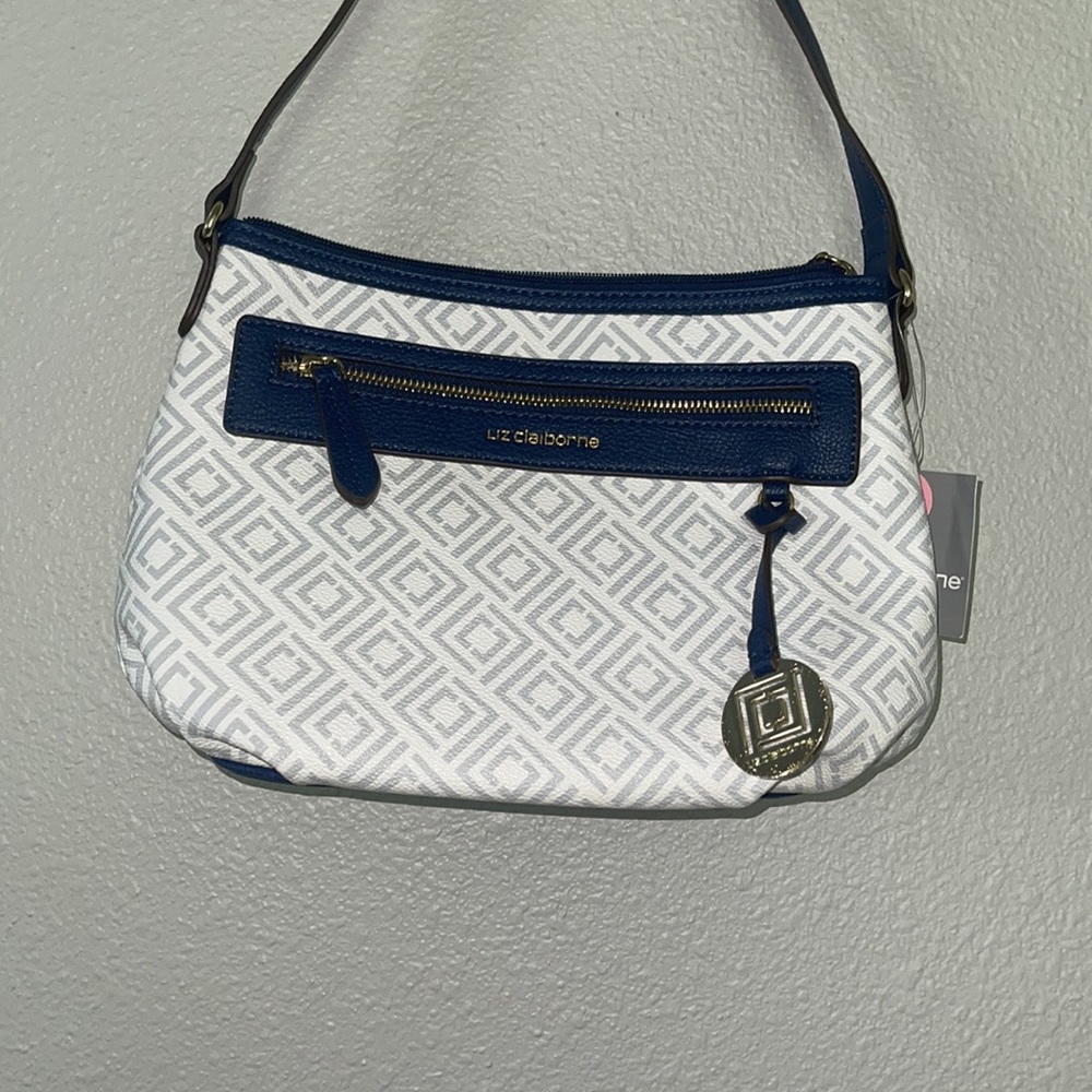 Liz Claiborne Jess Top Zip Shoulder Bag - Picture 2 of 7